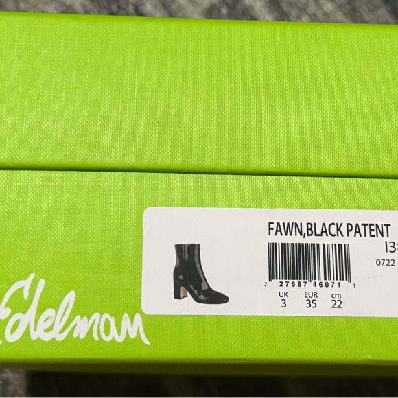 Sam Edelman Glossy Black Ankle Booties - Picture 5 of 15